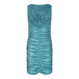 Fun & Fun Abito Giromanica Tinta Unita  per Bambina FJDR01728 TURCHESE FUN & FUN 