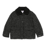SAINT BARTH cappotto tinta unita cn colletto Nero per Bambina BONNI002 NERO SAINT BARTH 