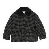 SAINT BARTH cappotto tinta unita cn colletto Nero per Bambina BONNI002 NERO SAINT BARTH 
