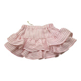 U+È Gonna Tinta Unita con Fantasia A Righe per Neonata UE1778 ROSA U+è 