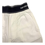 Emporio Armani Bermuda Tinta Unita Con Elastico In Vita Panna Per Bambino