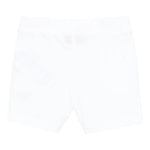 Moschino Bermuda Tinta Unita con Logo per Neonato MUQ01LN BIANCO MOSCHINO 