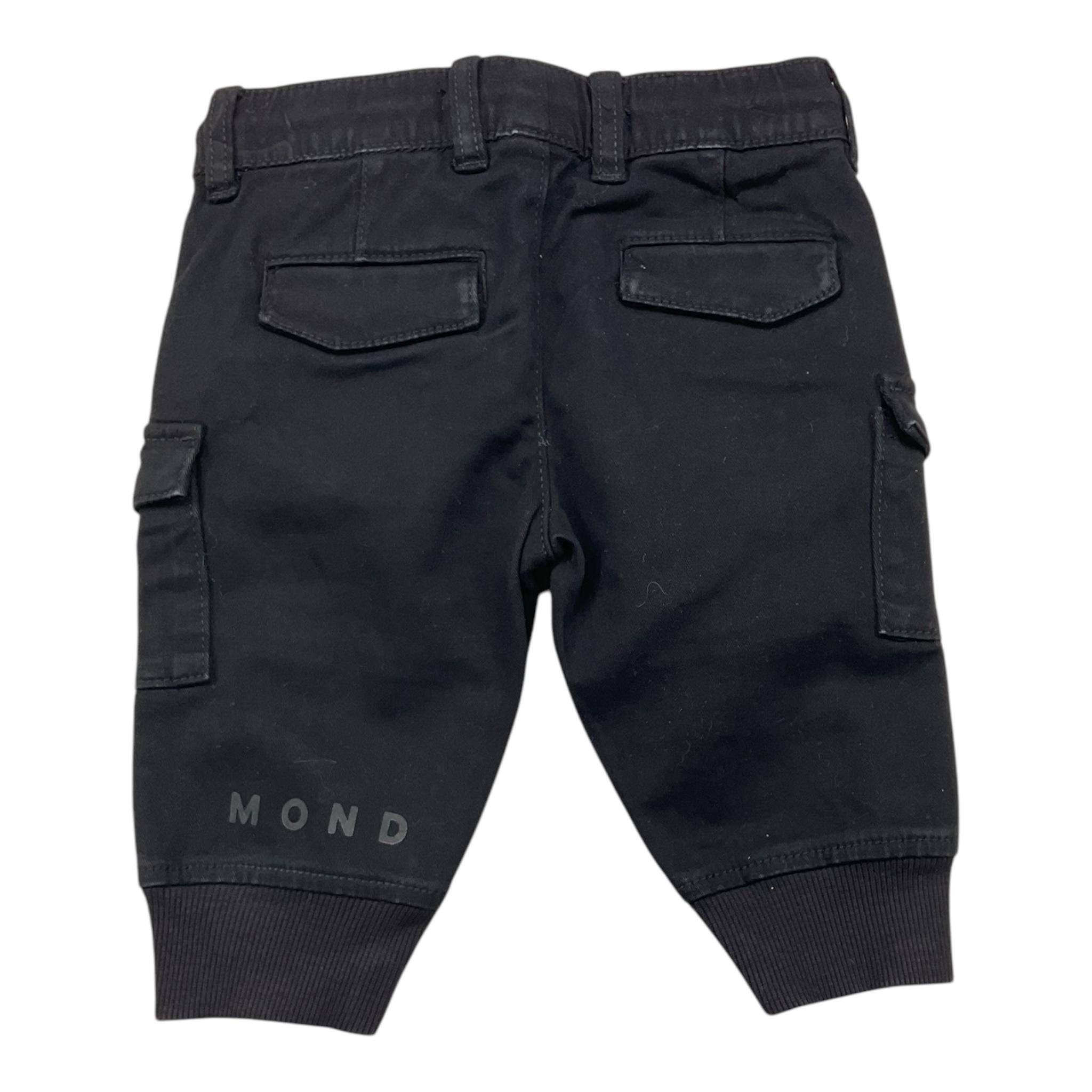 JOHN RICHMOND pantalone tinta unita con elastico in vita Nero per Neonato RIA25042PA NERO JOHN RICHMOND 