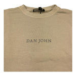 Dan John Felpa Chiusa Girocollo Tinta Unita con Logo per Bambino MFD5101J BEIGE DAN JOHN 