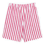 Dou Dou Shorts Bicolore con Fantasia A Righe per Bambina DW6Q39 BIANCO DOU DOU 