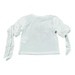 Miss Grant T-Shirt Girocollo Tinta Unita con Stampa per Bambina MG1317 BIANCO MISS GRANT 