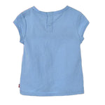 Levi'S T-Shirt Tinta Unita Girocollo con Stampa per Neonata 1EH024 AZZURRO LEVI'S 