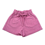 Malvi & Co Short tinta unita con Elastico In Vita Rosa per Bambina S25M032SHLC ROSA MALVI & CO 