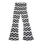 Saint Barth Pantalone Multifantasia Modello Palazzo per Bambina GWENDAXX BLU SAINT BARTH 