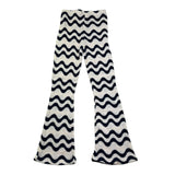 Saint Barth Pantalone Multifantasia Modello Palazzo per Bambina GWENDAXX BLU SAINT BARTH 
