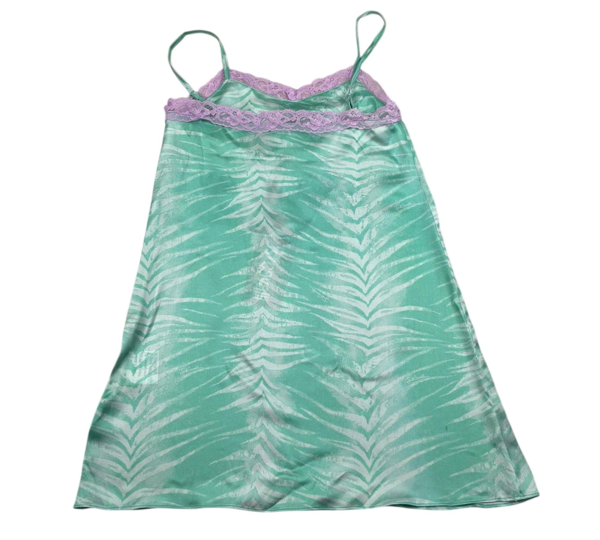 Just Cavalli Abito Bicolore con Ricami per Bambina JGP26224VE VERDE ACQUA JUST CAVALLI 