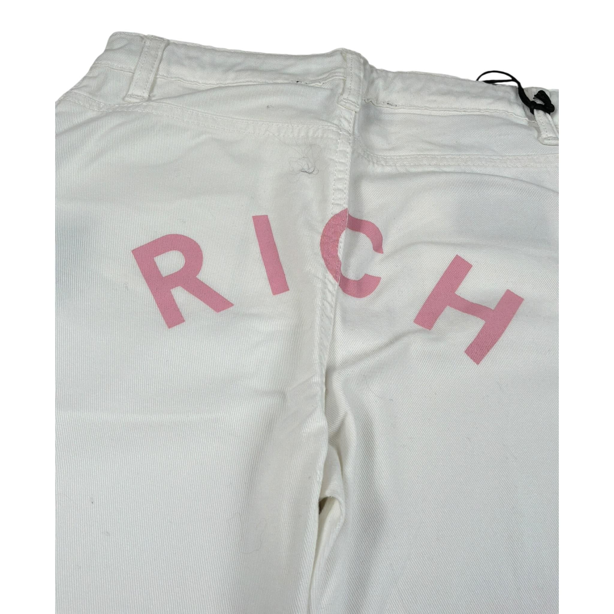 John Richmond Jeans tinta unita Modello Zampa Bianco per Bambina RGP24073JE BIANCO JOHN RICHMOND 
