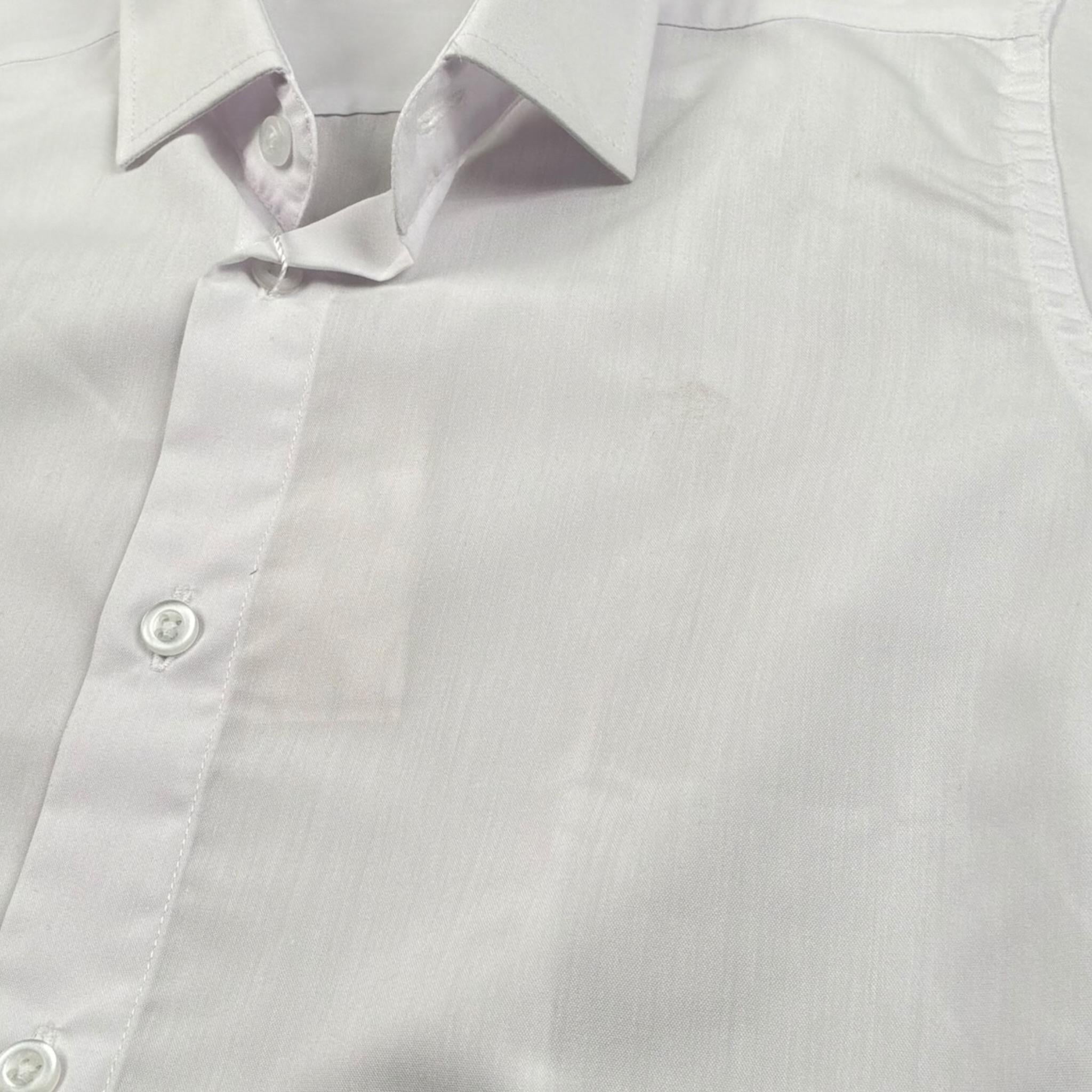 Nazareno Gabrielli Camicia Tinta Unita Manica Lunga per Bambino NGP16B BIANCO NAZARENO GABRIELLI 