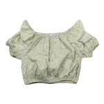 Magil Top Mezza Maica tinta unita Fantasia Floreale Bianco per Bambina FN21080 BIANCO MAGIL 