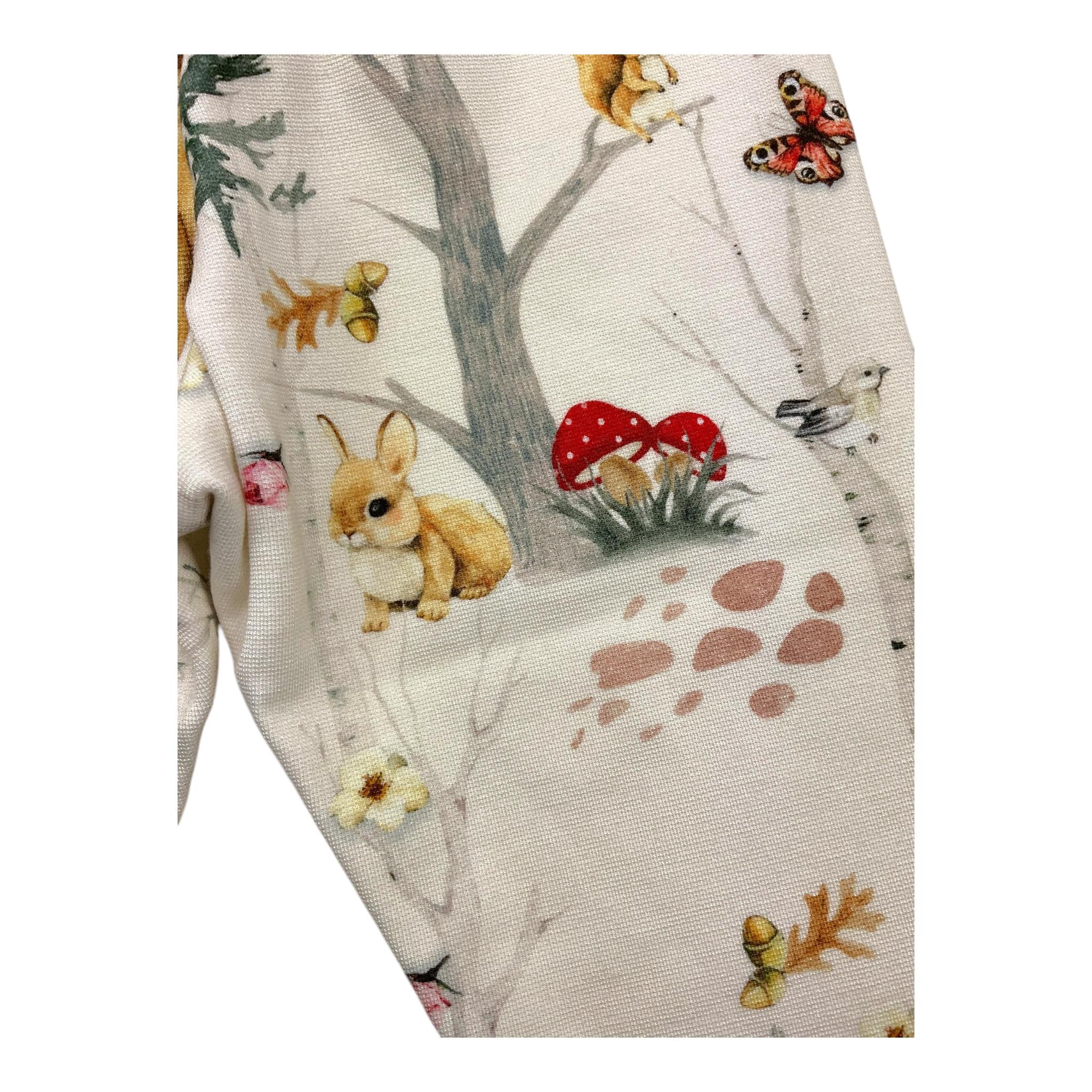 MONNALISA leggins tinta unita con stampa Beige per Neonata 310412 BEIGE MONNALISA 