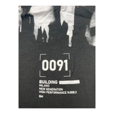 Yours T-Shirt Girocollo Tinta Unita Con Stampa Nero Per Bambino