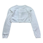 Moschino Coprispalle Tinta Unita con Bottoni per Bambina HDW02G PANNA MOSCHINO 