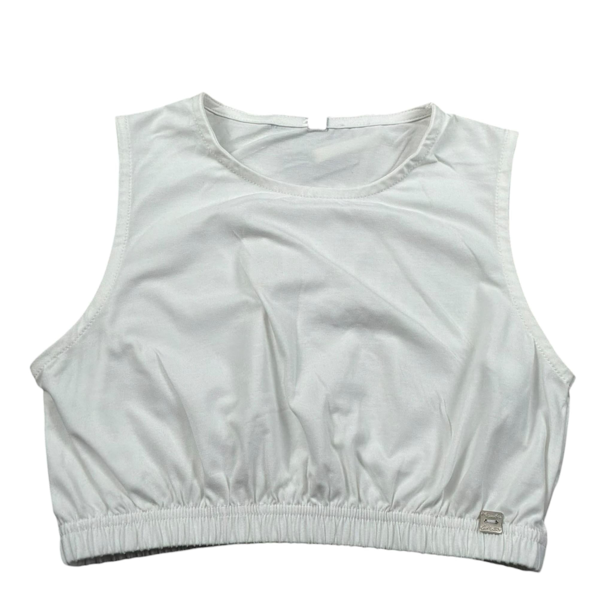 Manila Grace Top Giromanica Tinta Unita per Bambina MG2673 BIANCO MANILA GRACE 