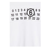MAISON MARGIELA felpa girocollo tinta unita con stampa Bianco per Bambino M60681X BIANCO MAISON MARGIELA 