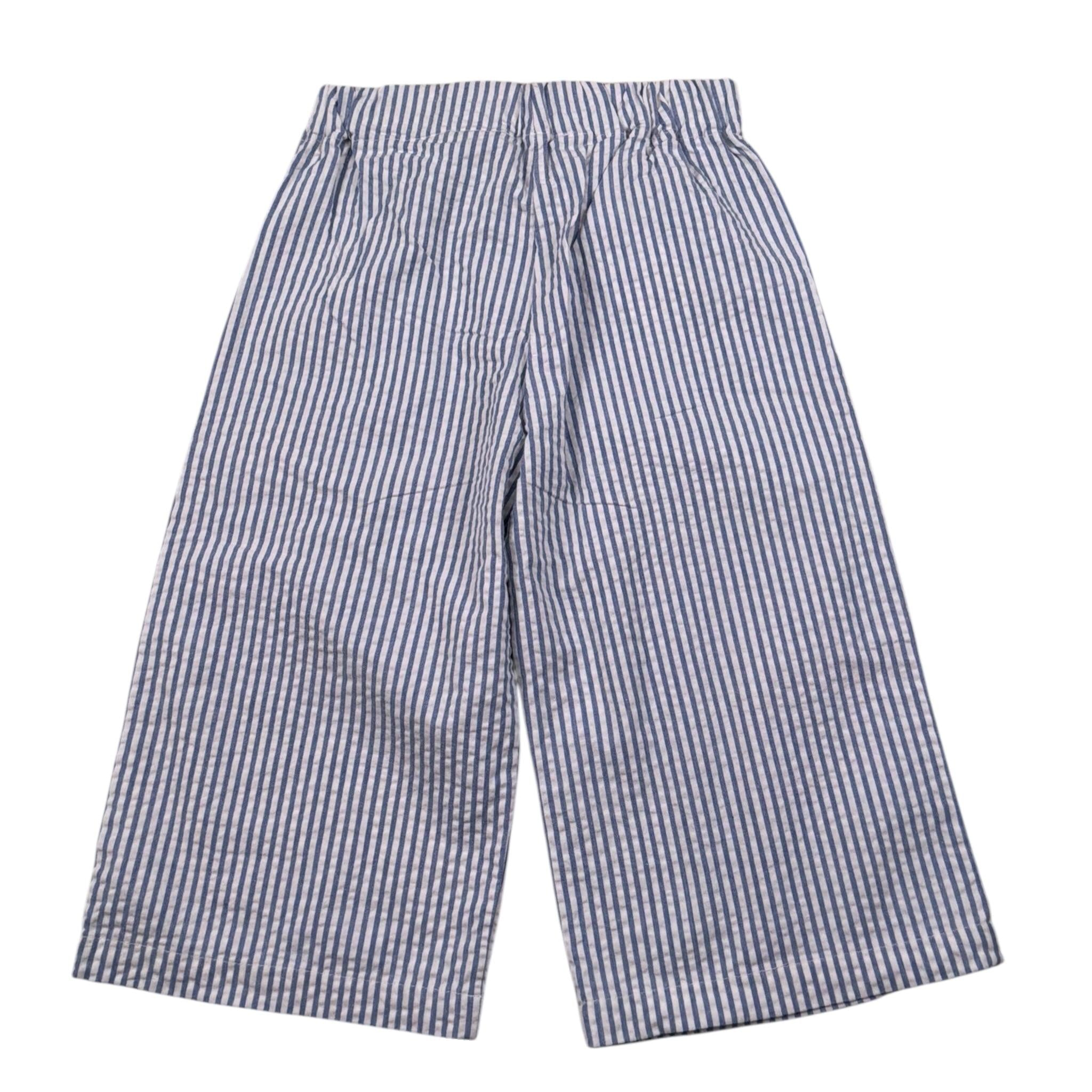 Zhoe & Tobiah Pantalone Modello Palazzo Fantasia A Righe per Neonata STS2FN BIANCO/BLU ZHOE & TOBIAH 