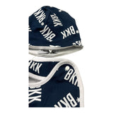 Bikkembergs Set Cappello Bavetta Tinta Unita per Neonato BK0911 BLU BiKKEMBERGS 
