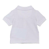 Calvin Klein Polo Mezza Manica Tinta Unita con Logo per Neonato IB0IB00170 BIANCO CALVIN KLEIN 