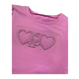 Liu Jo felpaGirocollo Tinta Unita con Logo per Neonata KA5014 ROSA LIU JO 