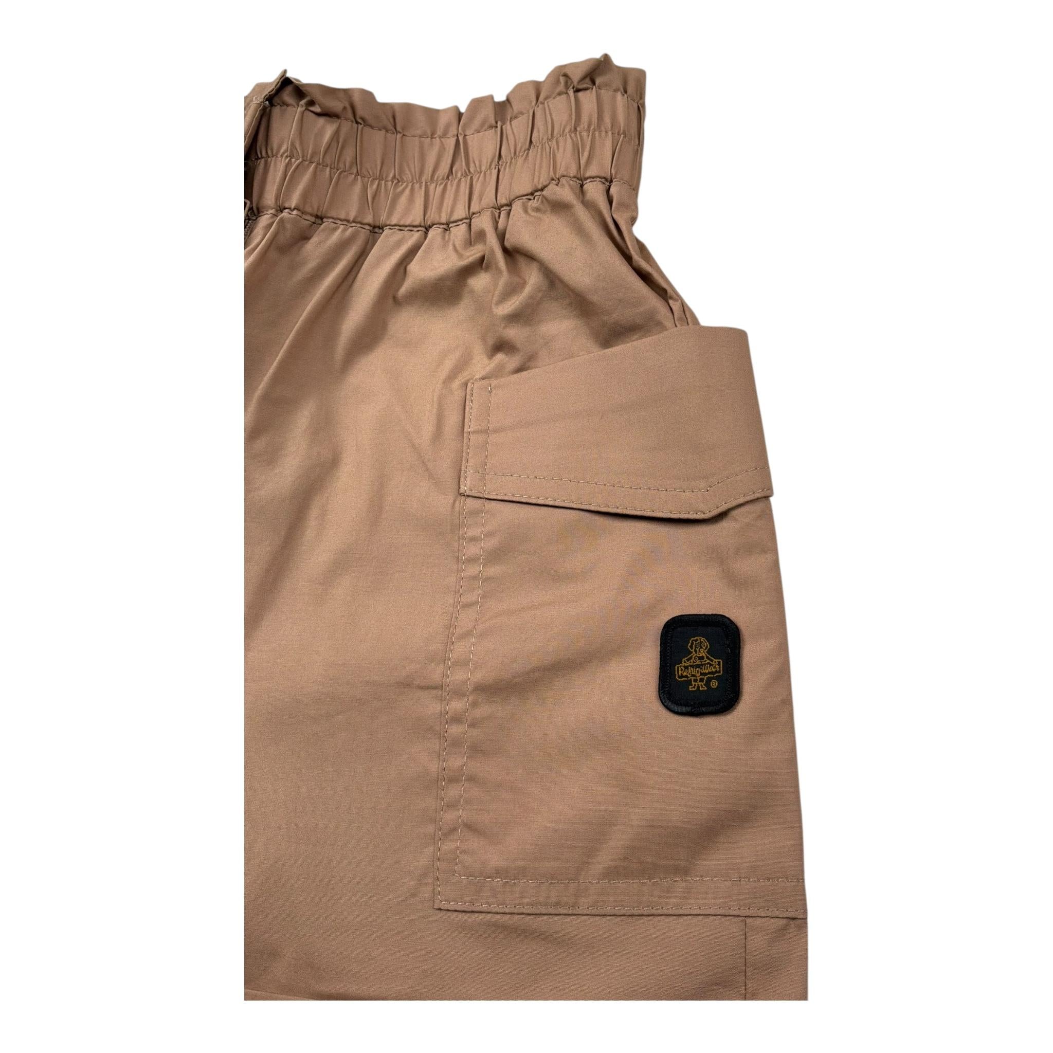 Refrigiwear Short Tinta Unita con Elastico In Vita per Bambina 311PRFJS25 BEIGE REFRIGIWEAR 