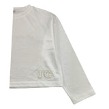 IL GUFO shirt girocollo tinta unita con logo Bianco per Bambina A24TA360MF002J BIANCO IL GUFO 