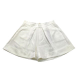 Fun & Fun Short Tinta Unita Con Tasche Bianco Per Bambina