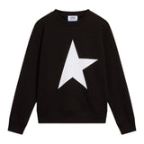 Golden Goose Felpa Chiusa Girocollo Tinta Unita per Bambino GKP01271 NERO GOLDEN GOOSE 