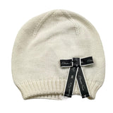 ELISABETTA FRANCHI cappello tinta unita con fiocco Panna per Neonata EGCP03 PANNA ELISABETTA FRANCHI 