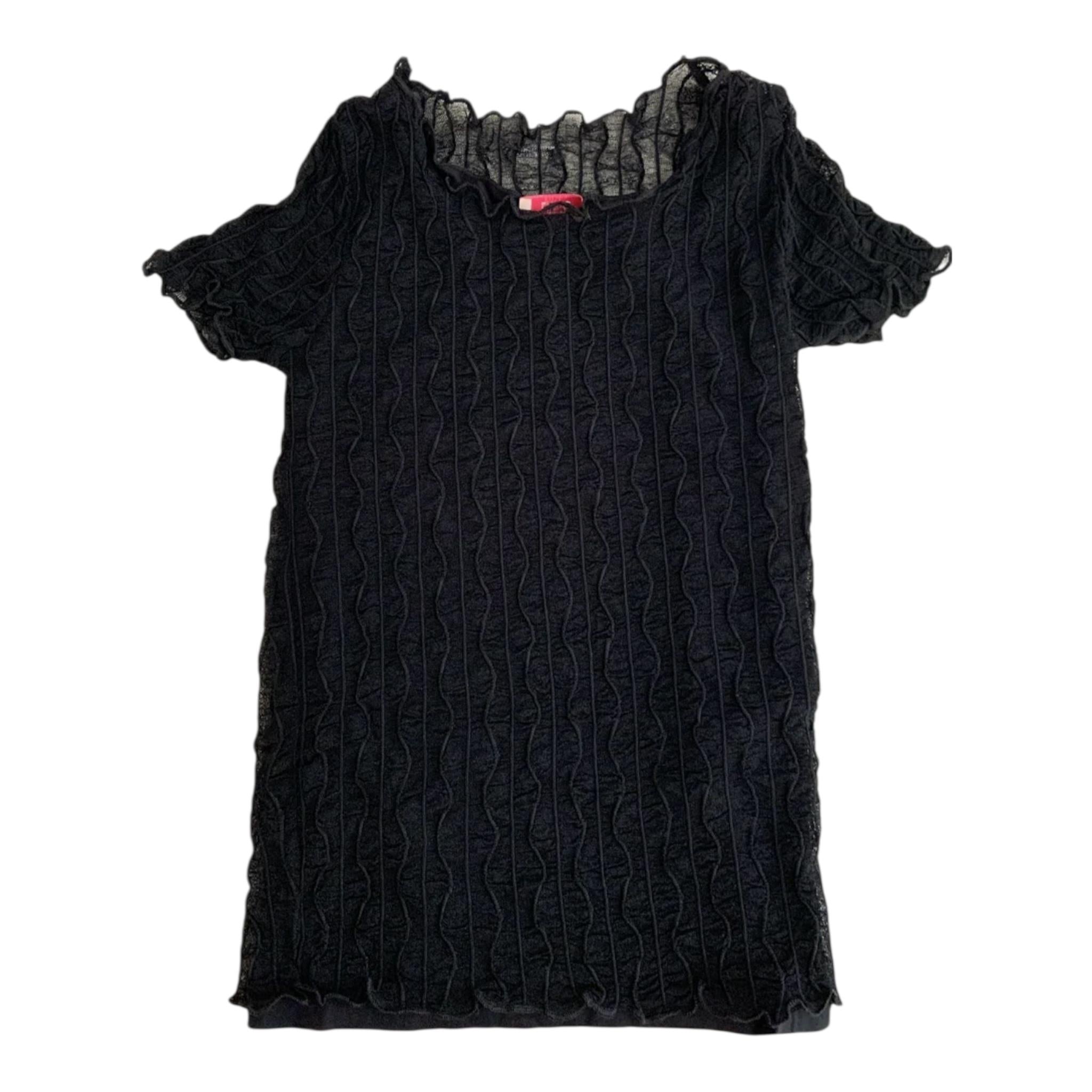 Liu Jo Abito Mezza Manica Tinta Unita  per Bambina GA5061 NERO LIU JO 