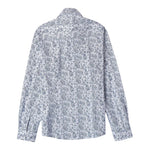 Sarabanda Camicia Manica Lunga Tinta Unita Stampa Fantasia per Bambino 08603 BIANCO SARABANDA 