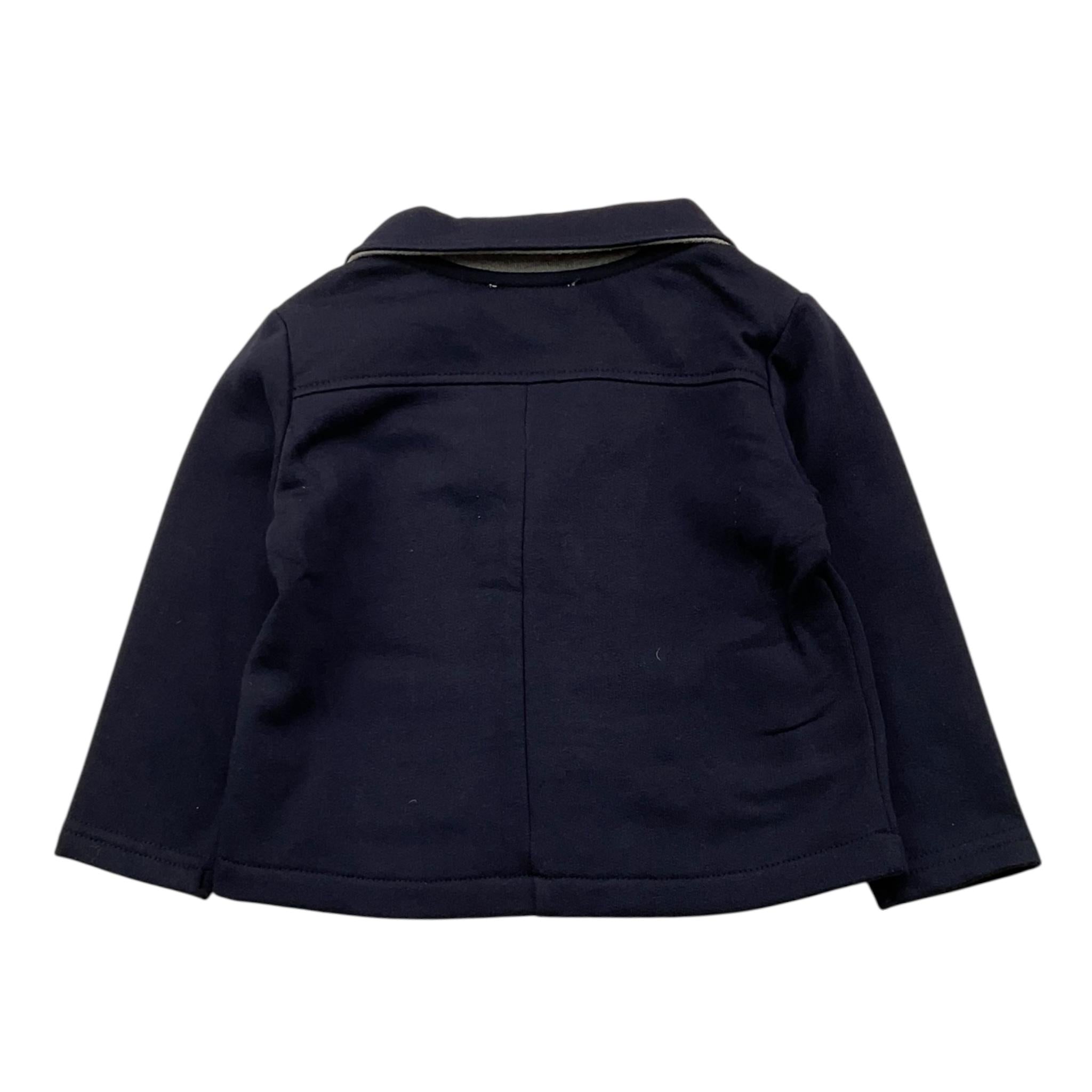 U.S. POLLO ASSN giacca tinta unita con logo Blu per Neonato GIA0059 BLU U.S. POLLO ASSN 