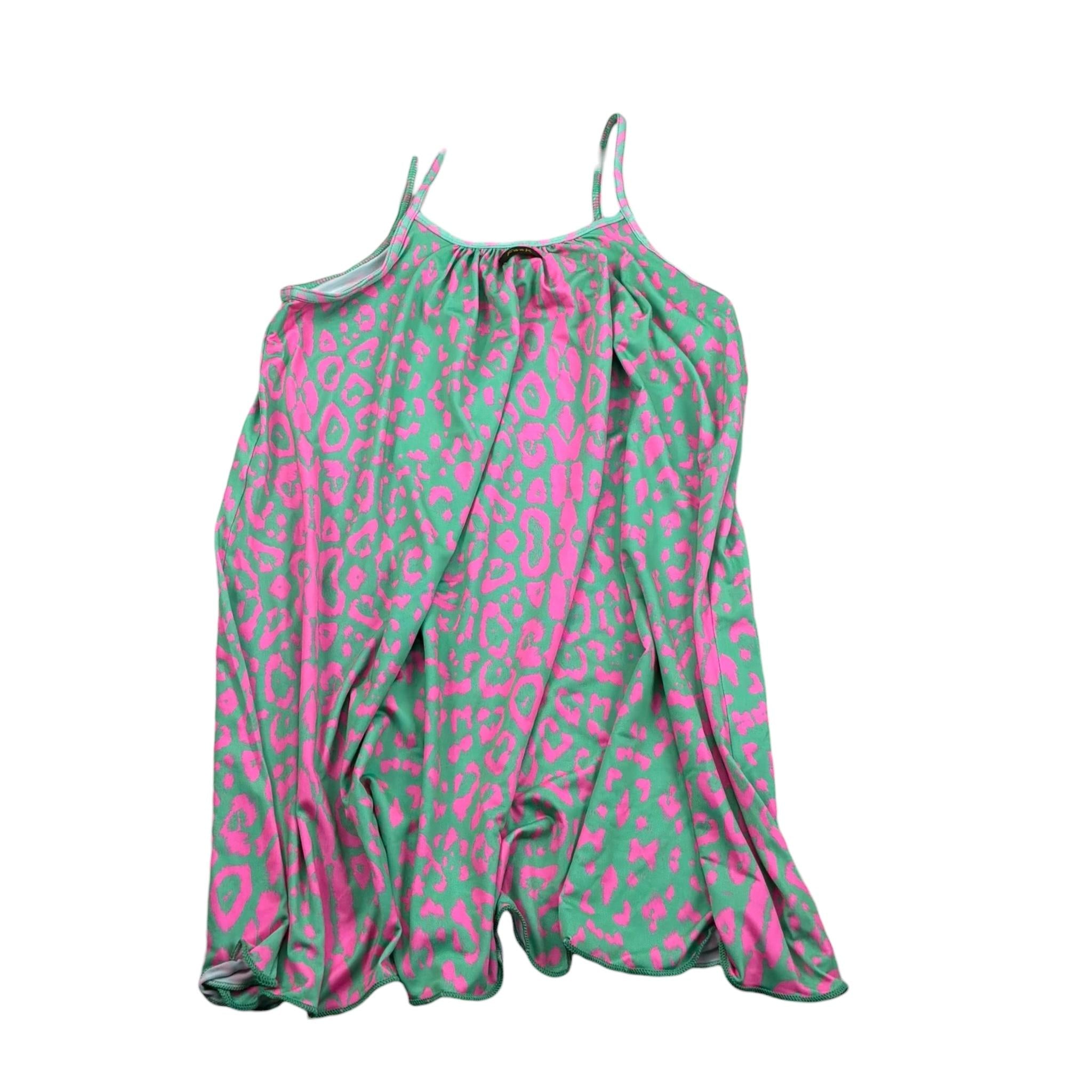 F**K Copricostume Tinta Unita con Fantasia  per Bambina FJ240407X02 VERDE ACQUA F**K 