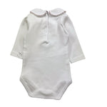 BABIDU body tinta unita con colletto Bianco per Neonata DNFOEROS BIANCO BABIDU 