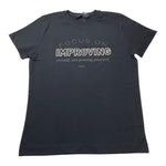 STAY STREET t-shirt girocollo tinta unita con stampa Nero per Bambino TB3005 NERO STAY STREET 
