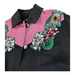 John Richmond Giubbino Tinta Unita con Stampa per Bambina RGP26117GB NERO JOHN RICHMOND 