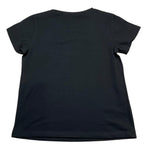 Liu Jo T-Shirt Girocollo Tinta Unita con Brillantini per Bambina GA5119 NERO LIU JO 
