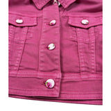 Simonetta Giubbino Tinta Unita Modello Crop per Neonata SU2A17N ROSA SIMONETTA 