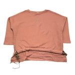 DIXIE felpa chiusa tinta unita asimmetrica Rosa per Bambina LB35040G42 ROSA DIXIE 