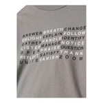 ASPESI t-shirt tinta unita girocollo con stampa Grigio per Bambino F24040TSM7038 GRIGIO ASPESI 