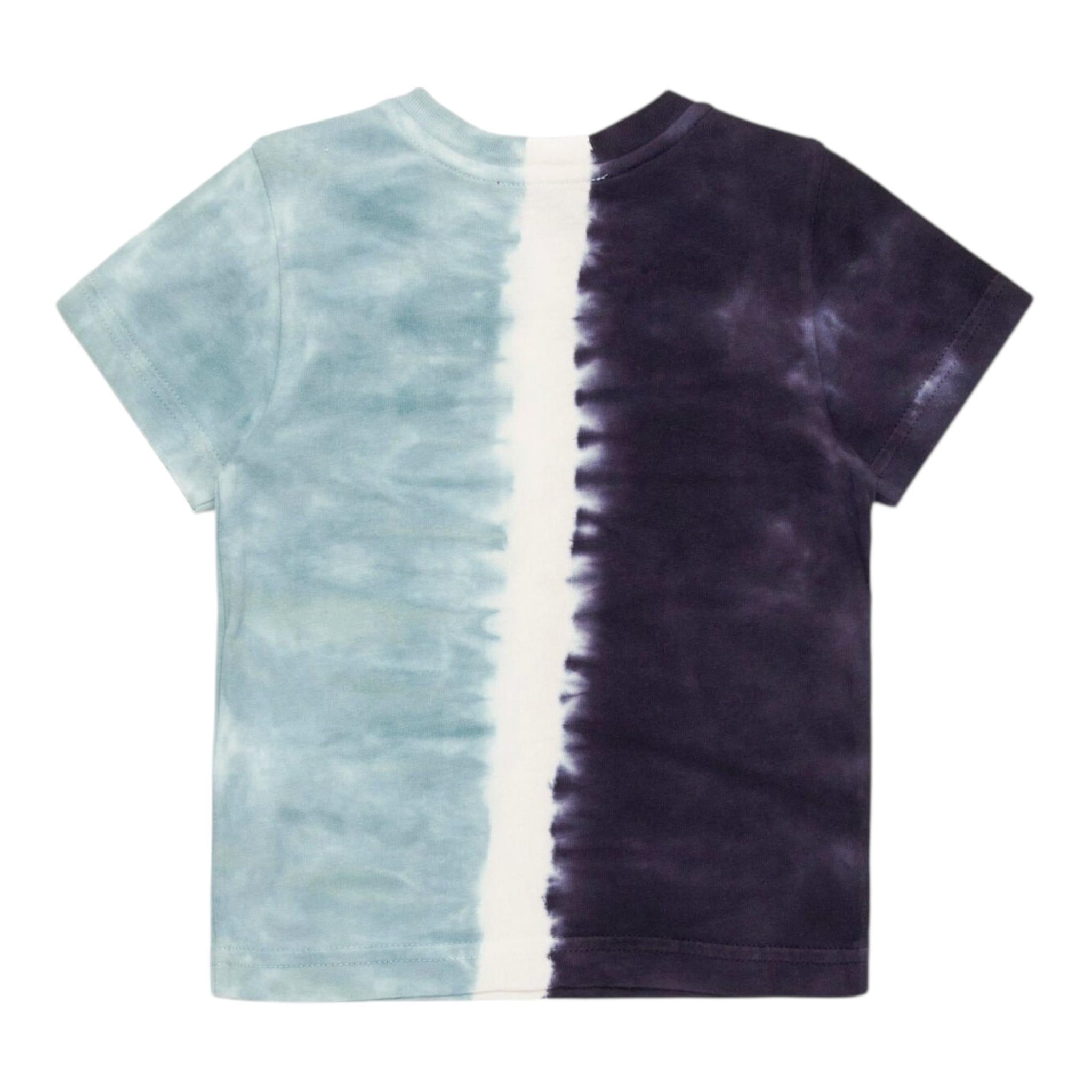 Diesel T-Shirt Tricolore con Stampa E Fantasia per Neonato K00617KYAZE AZZURRO DIESEL 