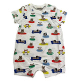 Mayoral Pagliaccetto Mezza Manica Tinta Unita con Stampe In Contrasto per Neonato 1798 BIANCO MAYORAL 