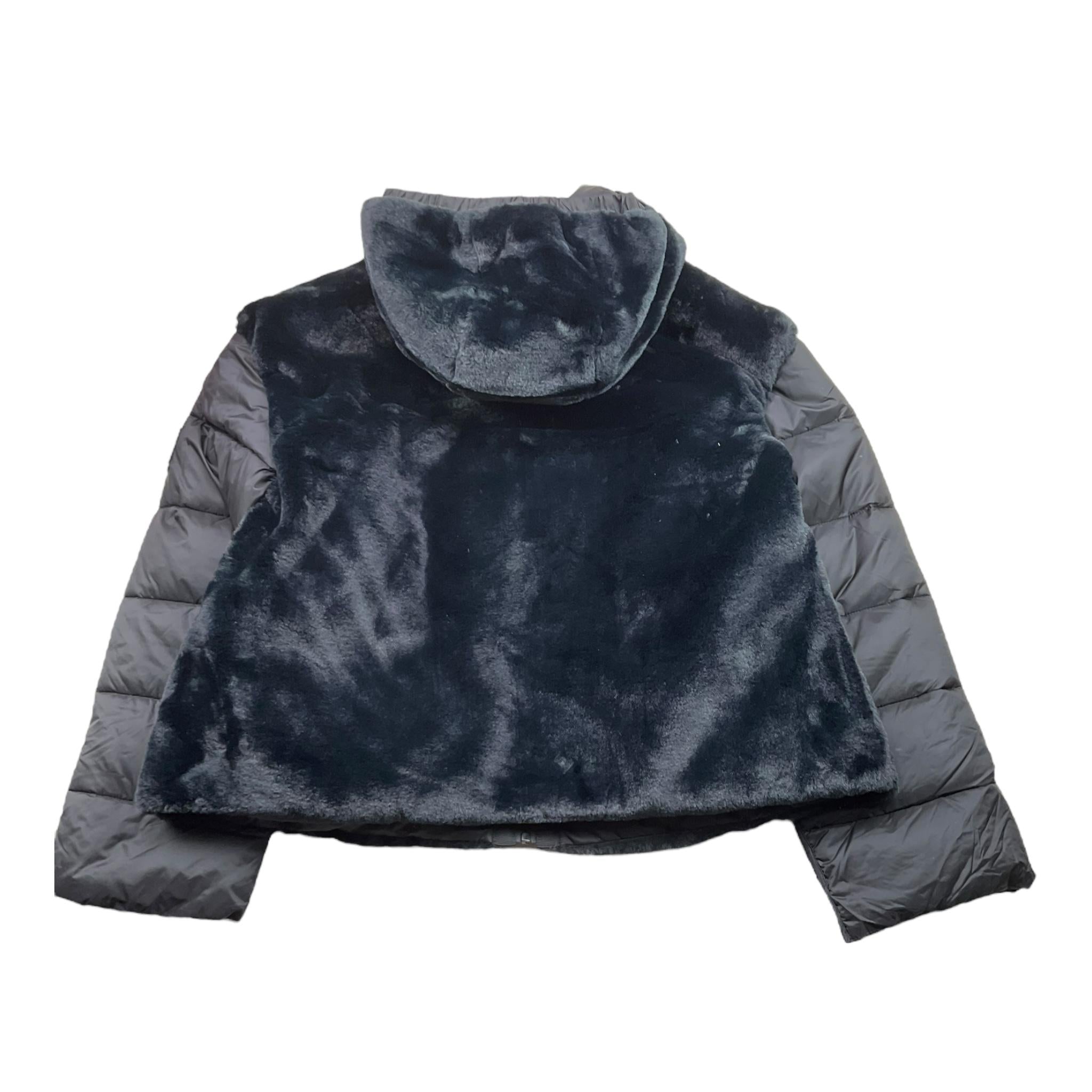 REFRIGUE giubbino reversibile con zip e cappuccio Nero per Bambina FHIEJF NERO REFRIGUE 