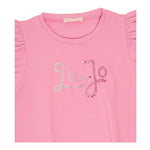 Liu Jo Abito Tinta Unita con Brillantini per Bambina KA5037XXX ROSA LIU JO 
