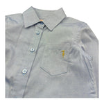 Trussardi Camicia Tinta Unita con Logo per Bambina TGP26035CA AZZURRO TRUSSARDI 