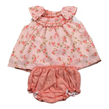 Juliana Completo 2 Pezzi Camicia-Culotte per Neonata 25106 ROSA JULIANA 