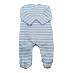 Mayoral Tutina Manica Lunga Fantasia A Righe Azzurro per Neonato 1709UX AZZURRO MAYORAL 